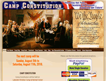 Tablet Screenshot of campconstitution.net